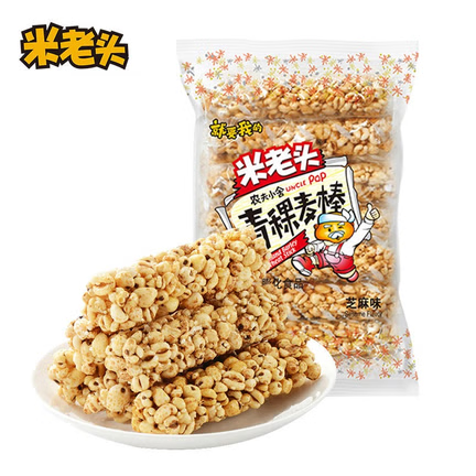 Milaotou highland barley wheat stick sesame flavor coarse grain rice crisp 120 g